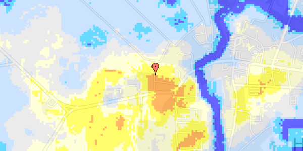 Ekstrem regn på Fasanvej 7