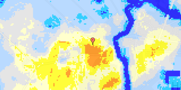 Ekstrem regn på Fasanvej 8