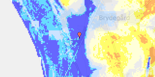 Ekstrem regn på Feddet 4