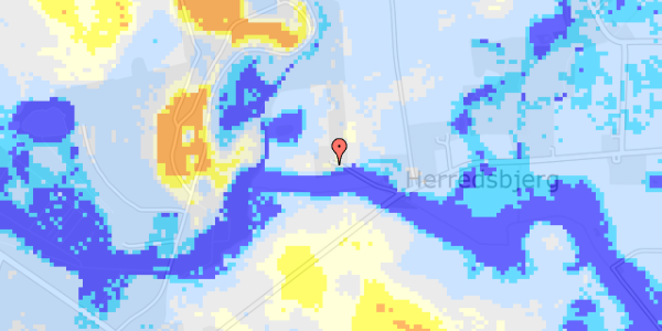 Ekstrem regn på Herredsbjerg 20