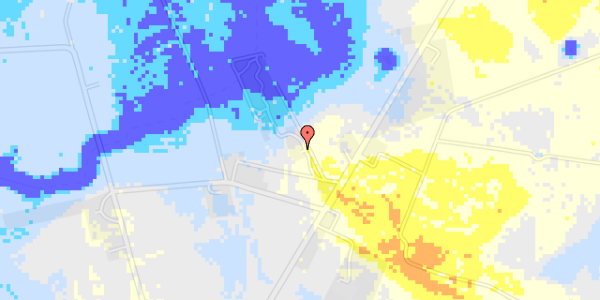 Ekstrem regn på Kirkemarken 14