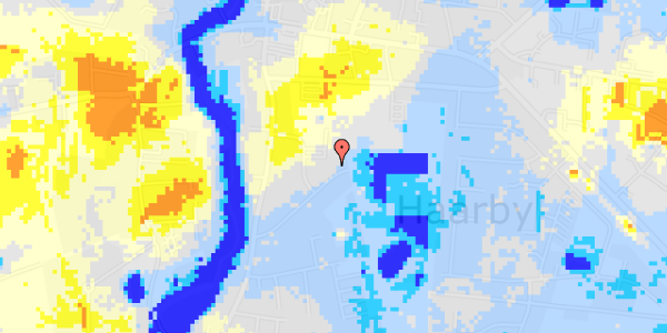 Ekstrem regn på Kærvangen 13