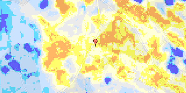 Ekstrem regn på Landevejen 93