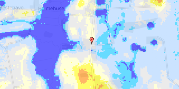 Ekstrem regn på Linien 17