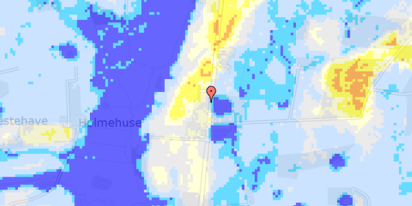 Ekstrem regn på Linien 25