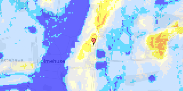 Ekstrem regn på Linien 27