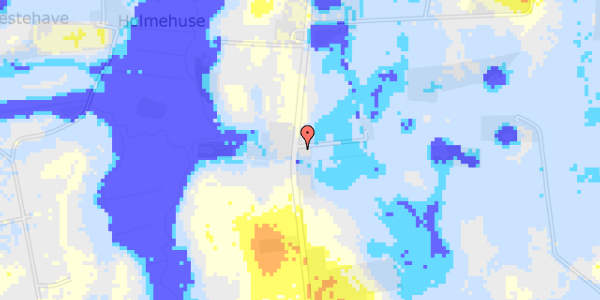 Ekstrem regn på Linien 34