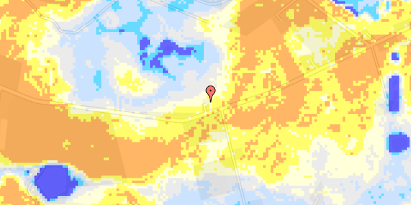 Ekstrem regn på Skallebjergvej 3