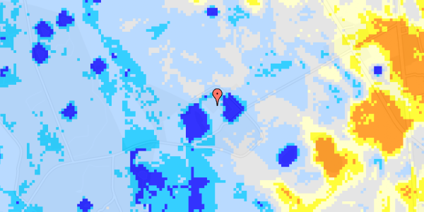 Ekstrem regn på Strandbyvej 62