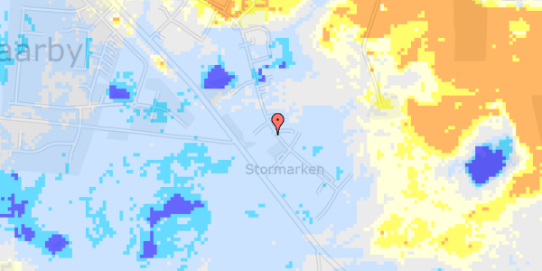 Ekstrem regn på Stærmosevej 26