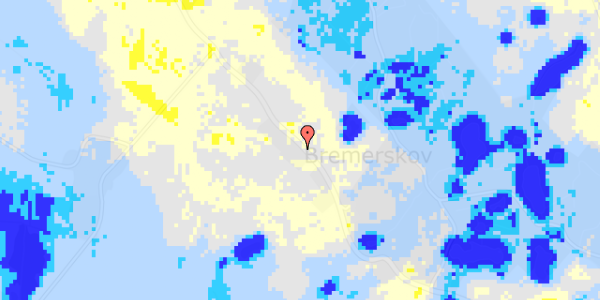 Ekstrem regn på Bremerskovvej 166