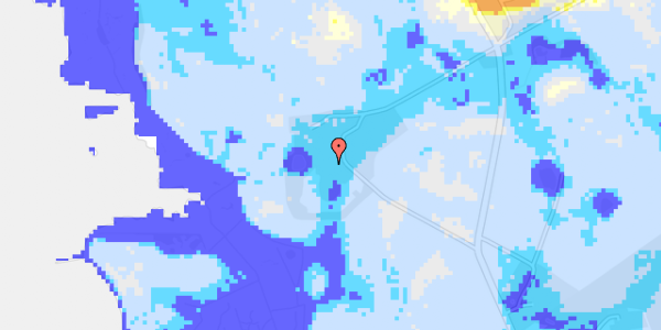 Ekstrem regn på Brockdorff Alle 40