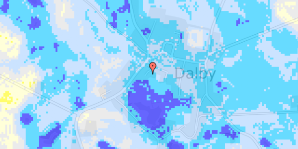 Ekstrem regn på Dalby Bygade 2B