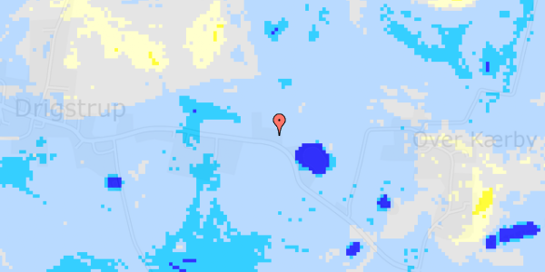 Ekstrem regn på Degnehøjvej 45