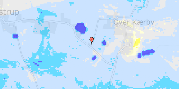 Ekstrem regn på Degnehøjvej 75A