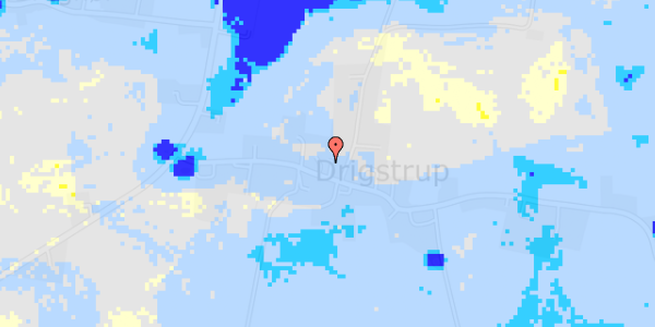 Ekstrem regn på Drigstrup Bygade 24