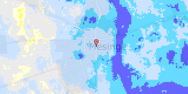 Ekstrem regn på Fynshovedvej 185