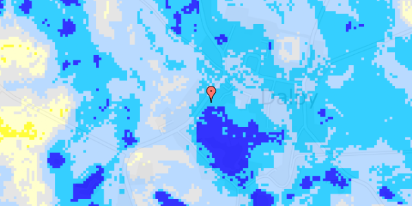 Ekstrem regn på Fynshovedvej 302