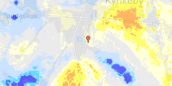 Ekstrem regn på Grøndalsvej 23