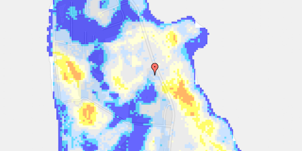 Ekstrem regn på Langøvej 397