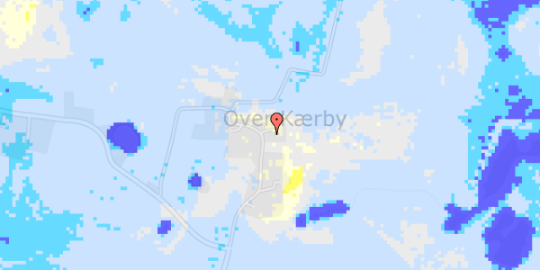 Ekstrem regn på Over Kærbyvej 108