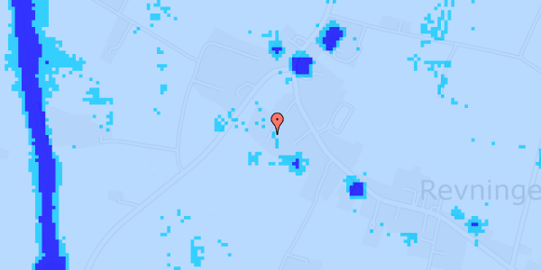 Ekstrem regn på Revninge Bygade 10A