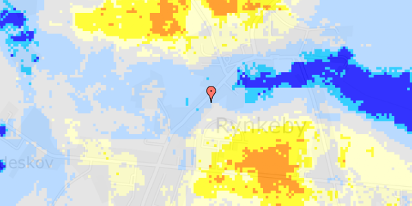 Ekstrem regn på Rynkeby Bygade 30