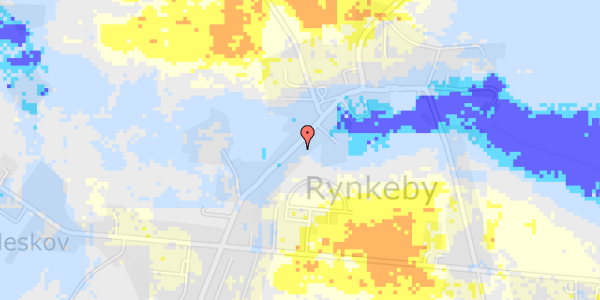 Ekstrem regn på Rynkeby Bygade 32