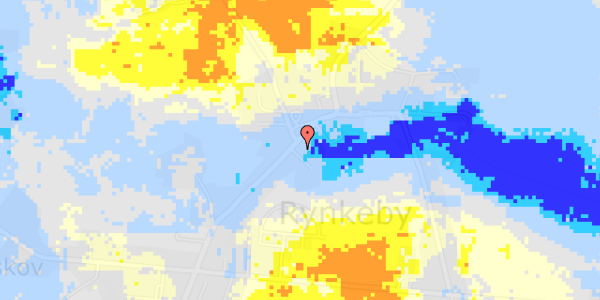 Ekstrem regn på Rynkeby Bygade 44