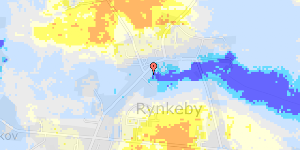 Ekstrem regn på Rynkeby Bygade 46