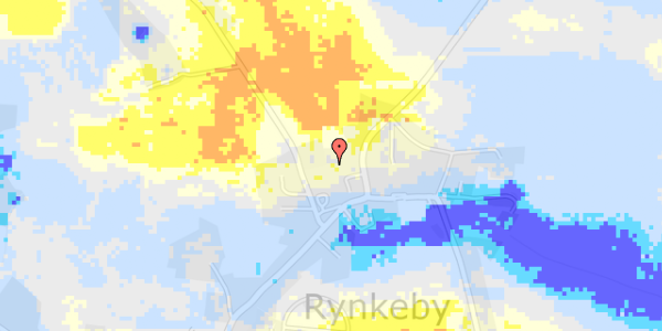 Ekstrem regn på Rynkeby Bygade 47