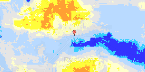 Ekstrem regn på Rynkeby Bygade 49