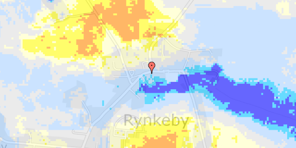 Ekstrem regn på Rynkeby Bygade 54, 1. tv