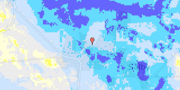 Ekstrem regn på Salby Bygade 25