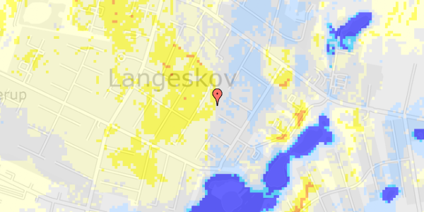 Ekstrem regn på Dalstrøget 21