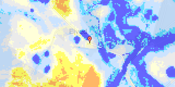 Ekstrem regn på Ellingevej 25