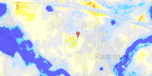 Ekstrem regn på Gammel Skolevej 16