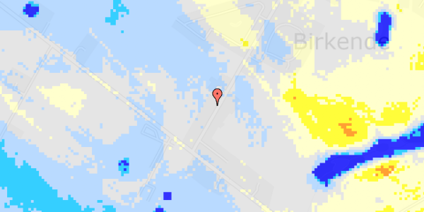 Ekstrem regn på Hans Tausensgade 16