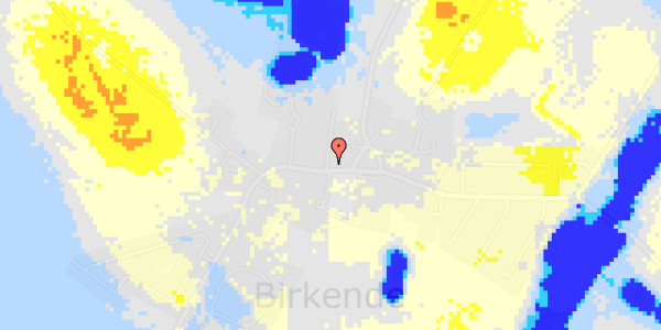 Ekstrem regn på Hans Tausensgade 42