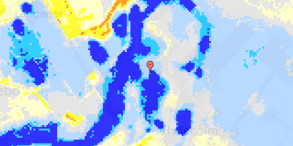 Ekstrem regn på Hvileholmsvej 12