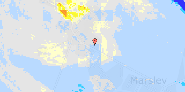 Ekstrem regn på Marslev Byvej 20