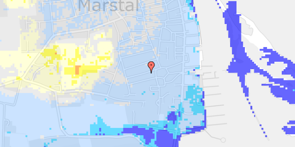 Ekstrem regn på Hvidtfeldtsgade 9