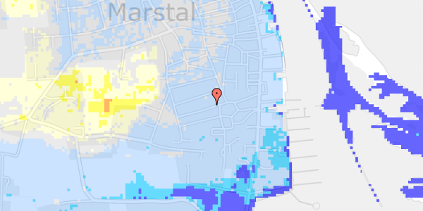 Ekstrem regn på Hvidtfeldtsgade 14