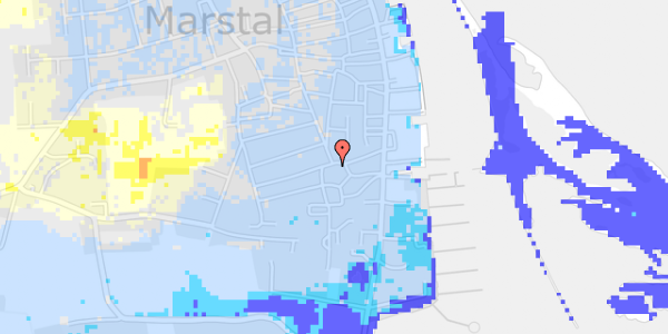 Ekstrem regn på Møllergade 27