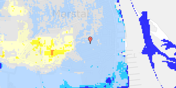 Ekstrem regn på Tordenskjoldsgade 15