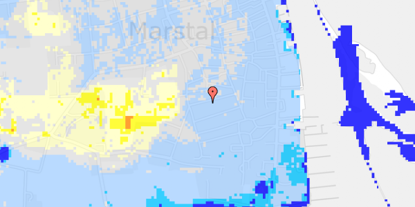 Ekstrem regn på Tordenskjoldsgade 19