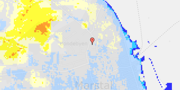 Ekstrem regn på Bondebygade 10