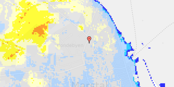 Ekstrem regn på Bondebygade 14