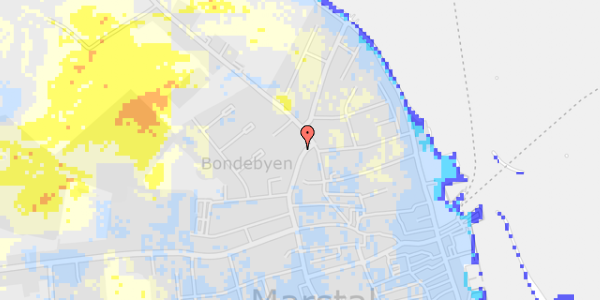 Ekstrem regn på Bondebygade 25