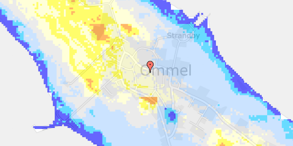 Ekstrem regn på Hovedgaden 31